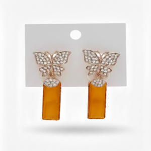 Butterfly Orange Crystal Bars