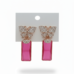 Butterfly Pink Crystal Bars